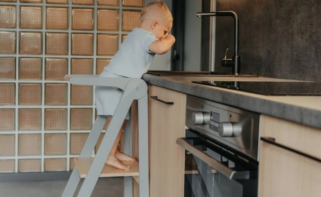 Tour d’observation Montessori pliable en bois