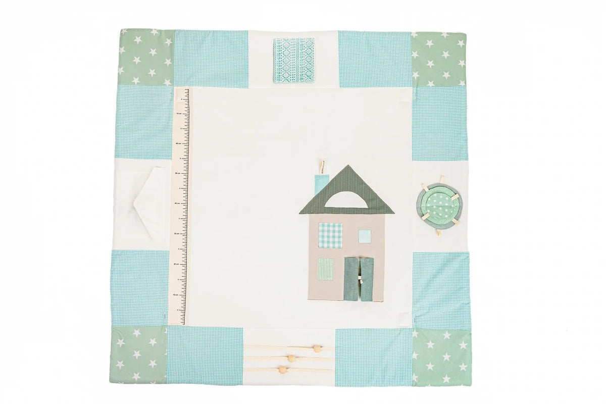 Baby Activity Mat, 120x120cm - Mint Green