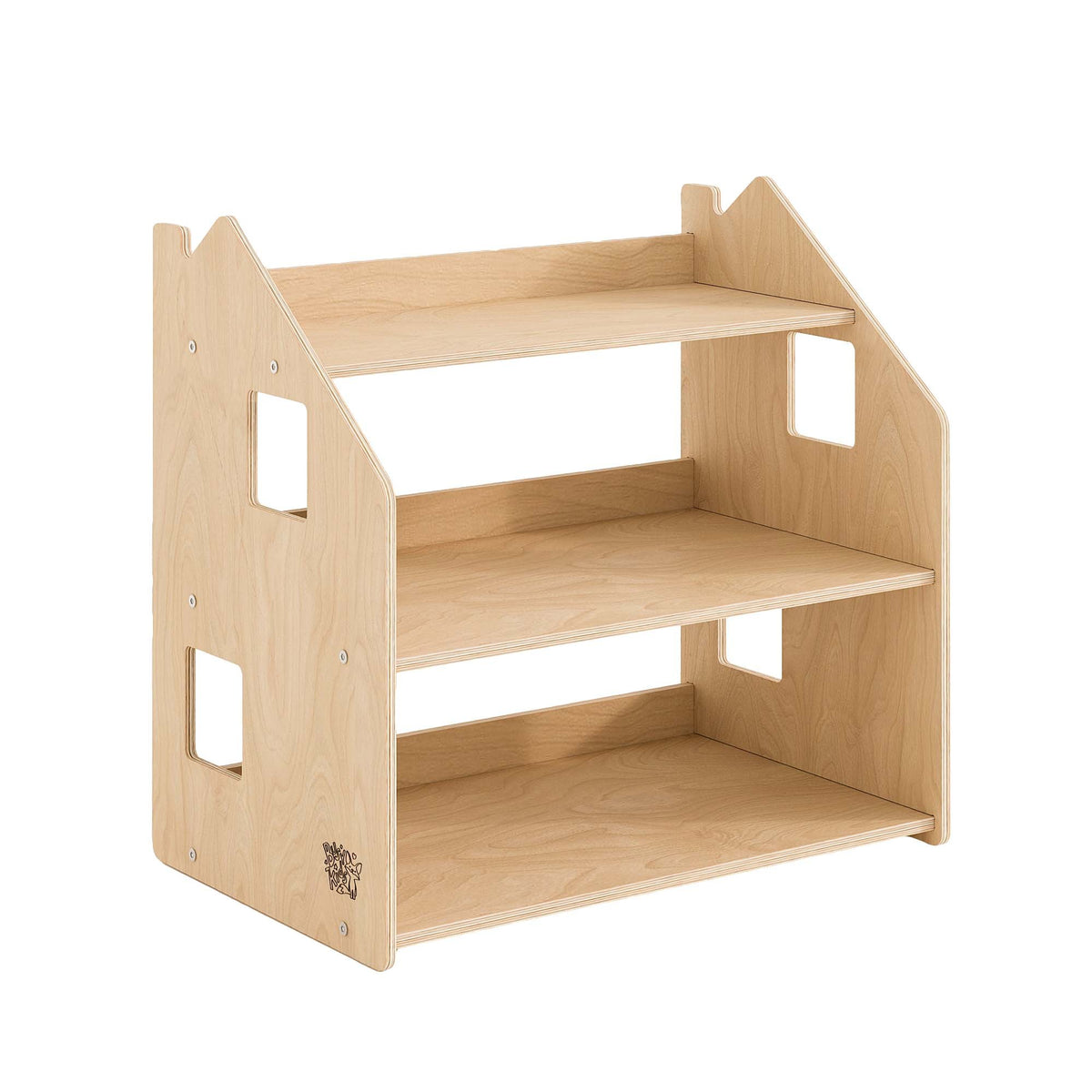 Montessori Toy Storage Shelf – Natural