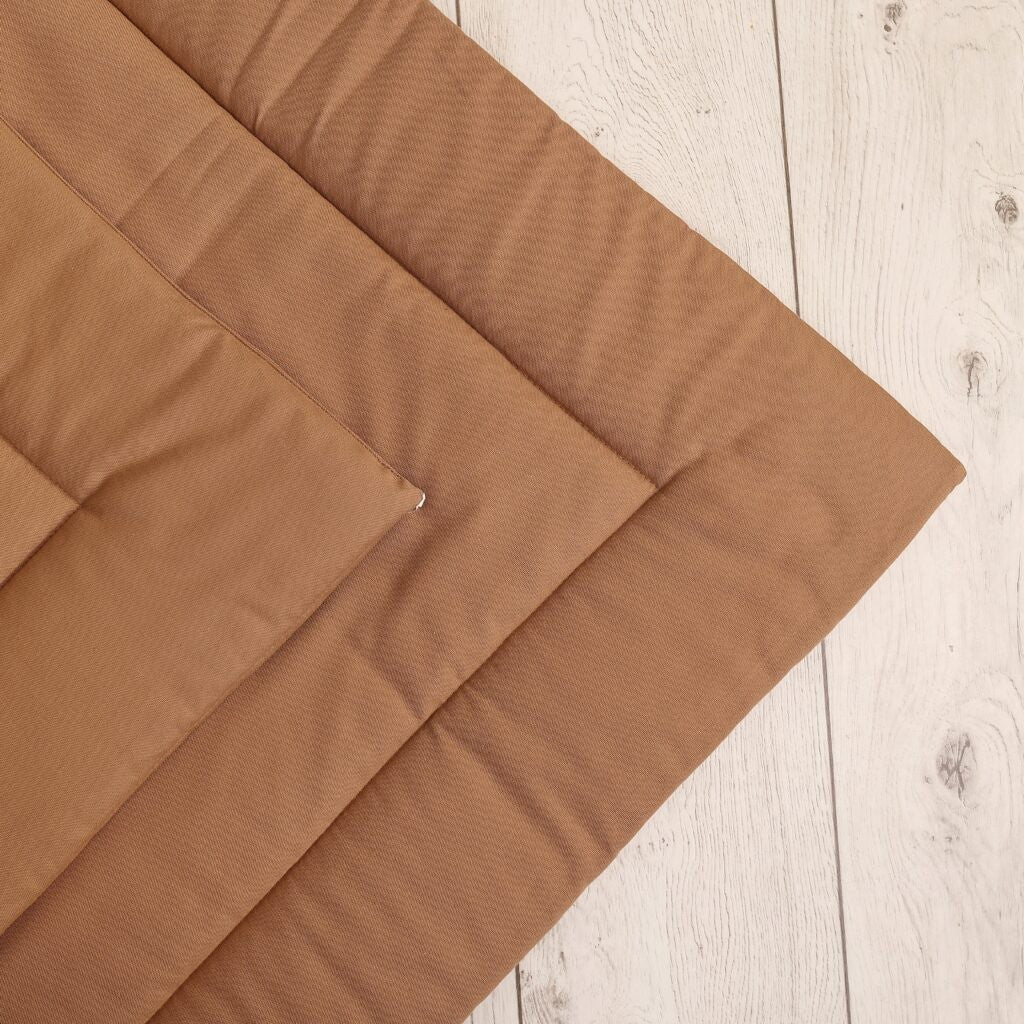 Tipi enfant caramel avec tapis – vue 3