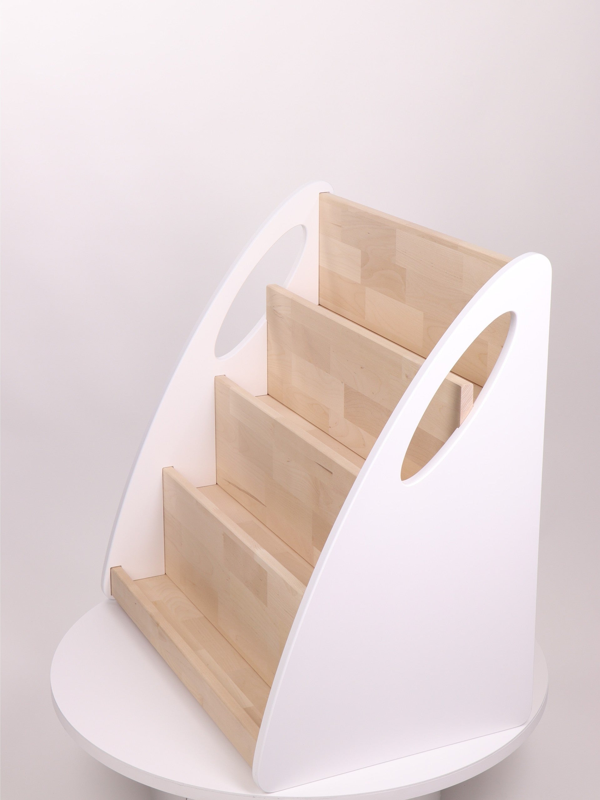 Montessori Bookshelf With Book Storage - 4 Shelves