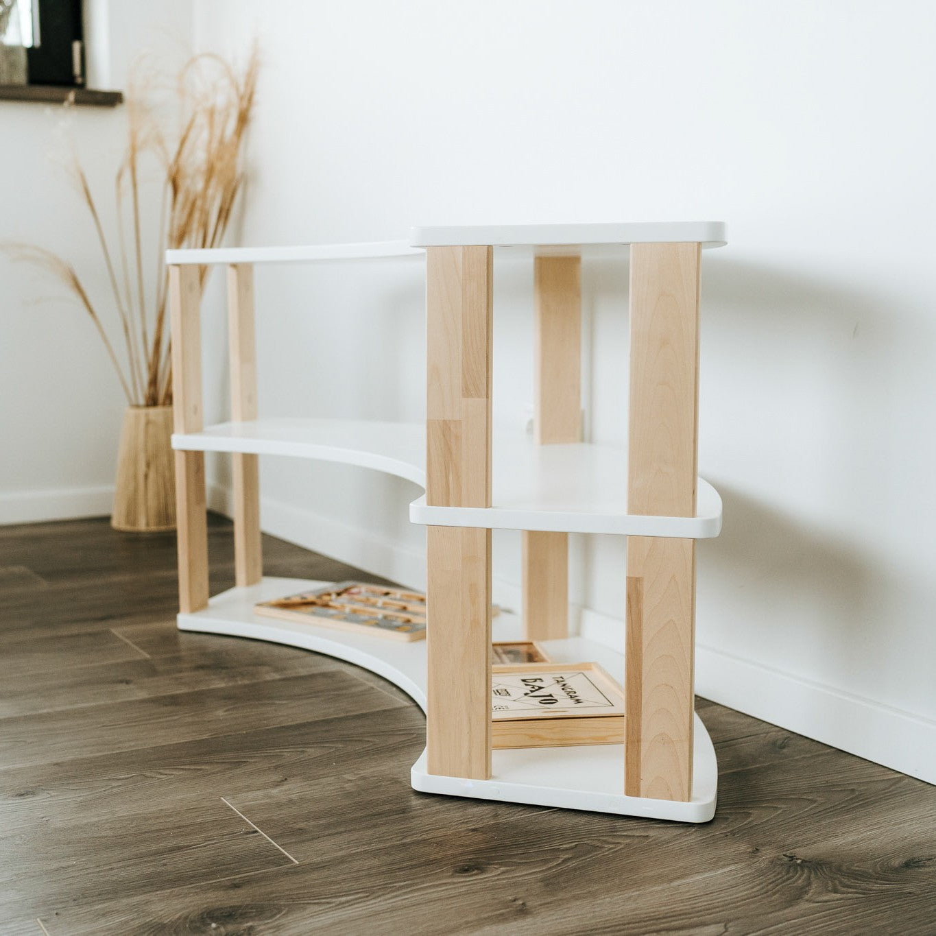 Modular Montessori Shelf Arch - 3 Shelves