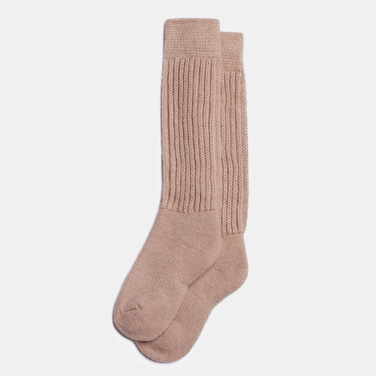 Natural Alpaca Wool Socks - Long