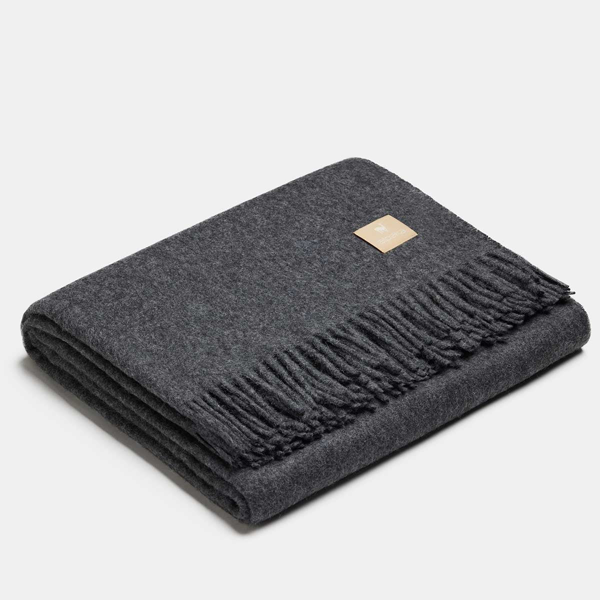 Natural Alpaka Wool Throw - Classic