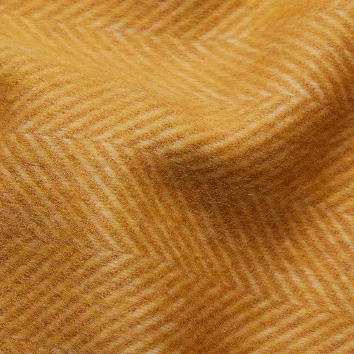 Natural Alpaka Wool Throw - Classic Fishbone