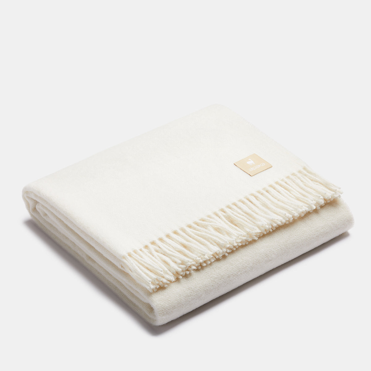 Natural Alpaka Wool Throw - Classic