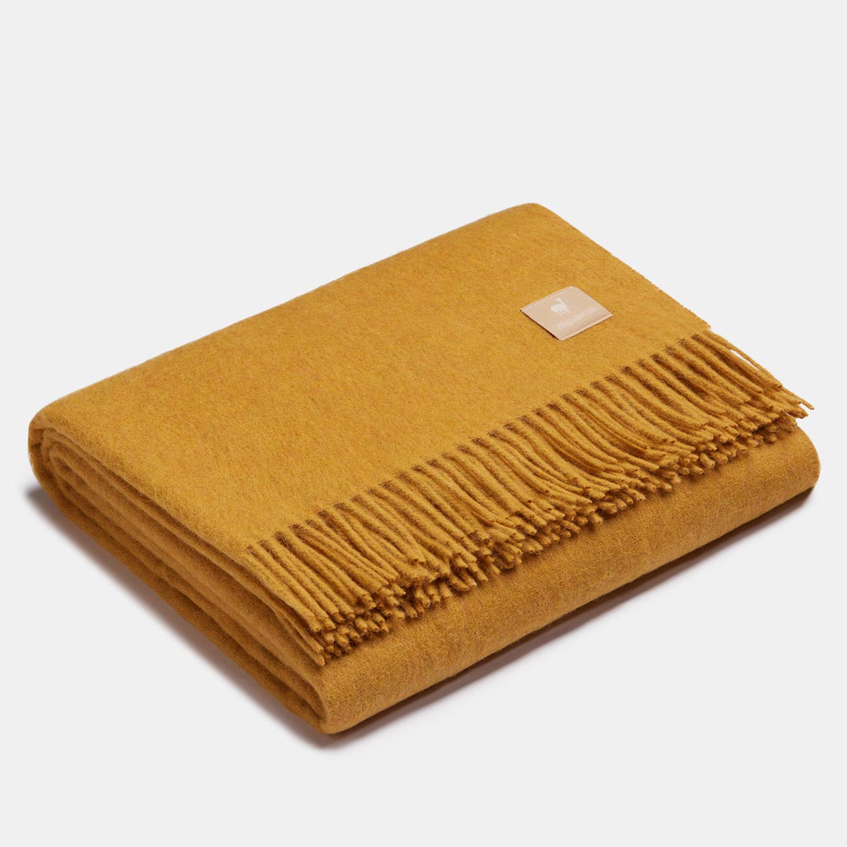 Natural Alpaka Wool Throw - Classic