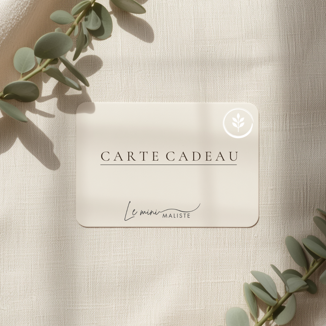 Carte cadeau Le Minimaliste