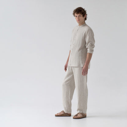 Linen Currant Loungewear Set - Melange