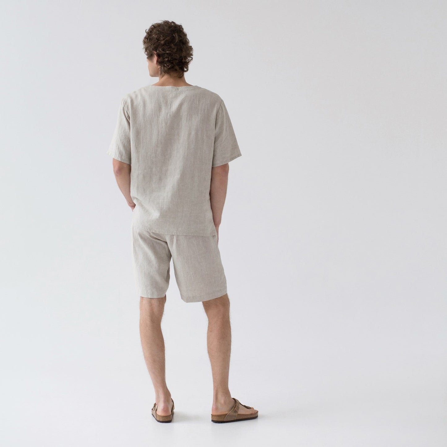 Linen Fern Pyjama Set - Melange