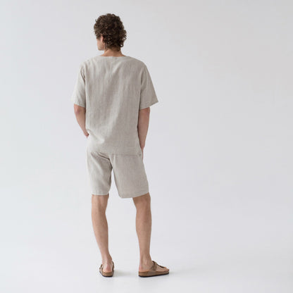 Linen Fern Pyjama Set - Melange