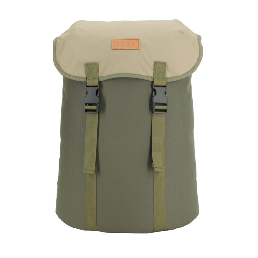 Cafe Backpack - Khaki & Beige