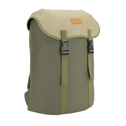 Cafe Backpack - Khaki & Beige