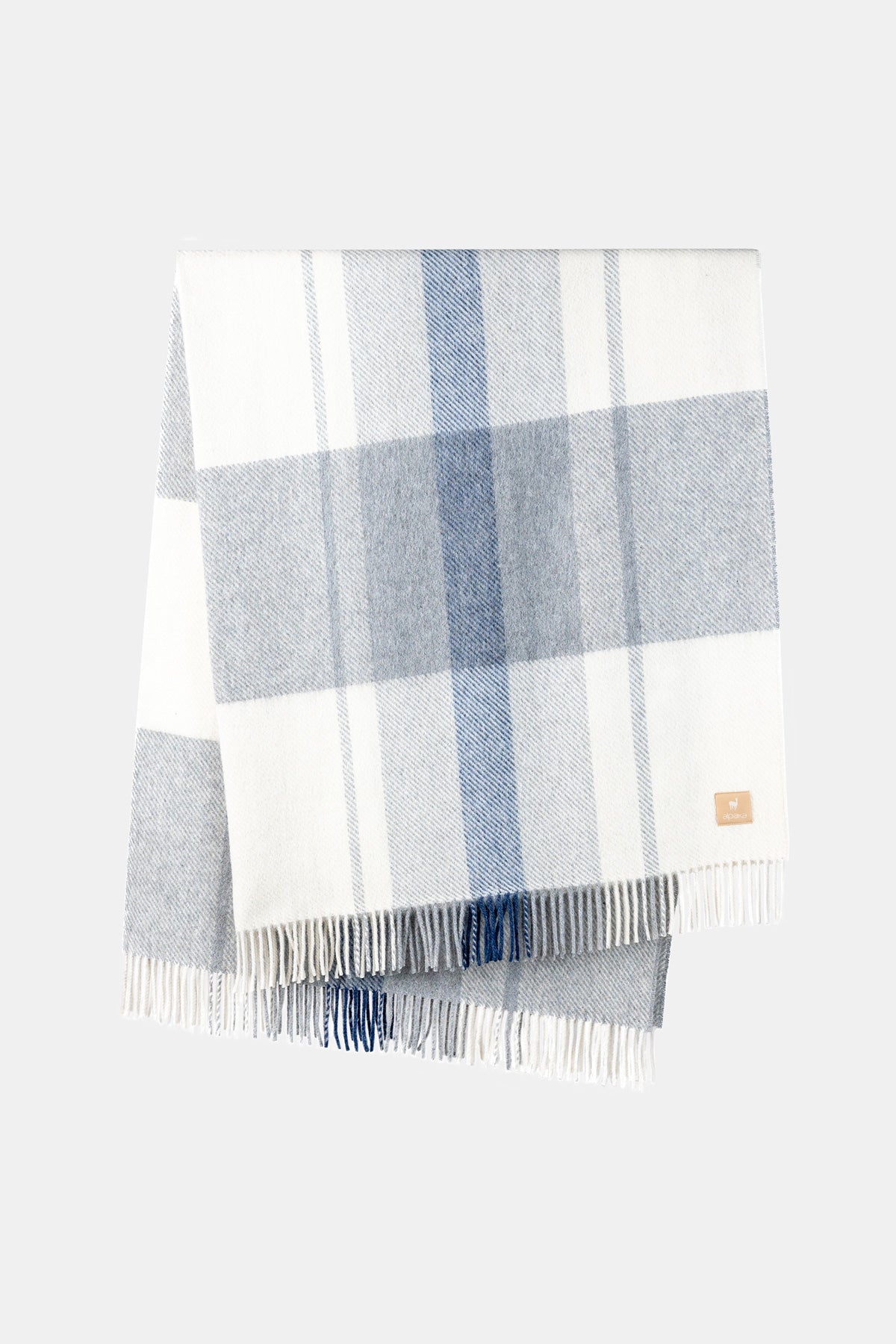 Natural Alpaka Wool Throw – Classic Tartan