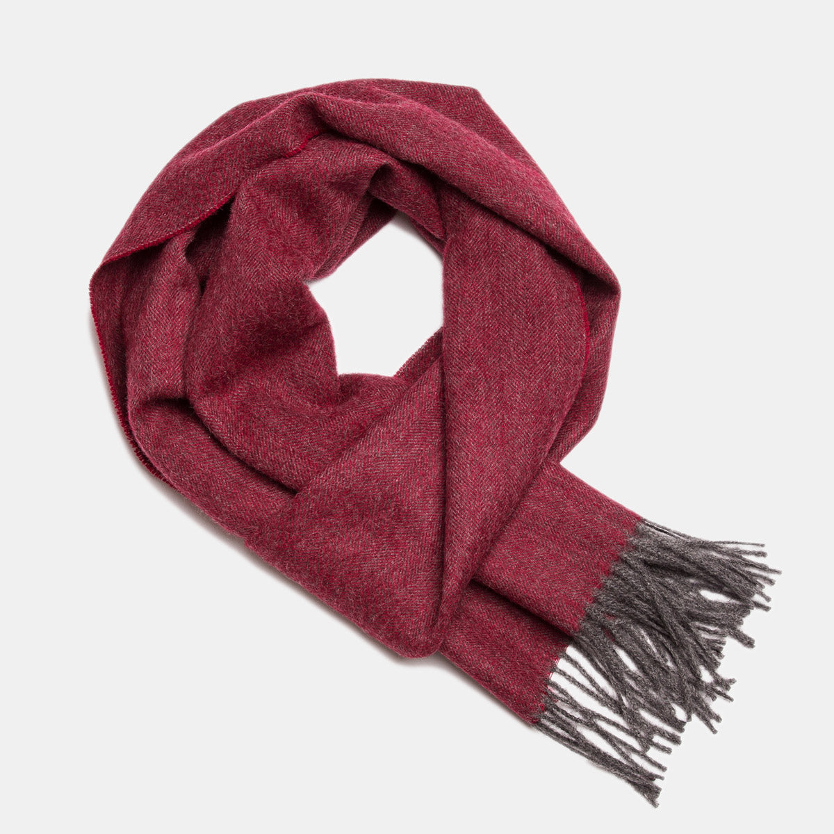 Natural Baby Alpaca Wool Scarf – Exclusive Fishbone