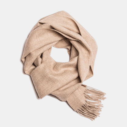 Natural Baby Alpaca Wool Scarf – Exclusive 200