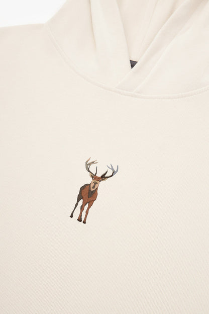 Deer Hoodie - Cream