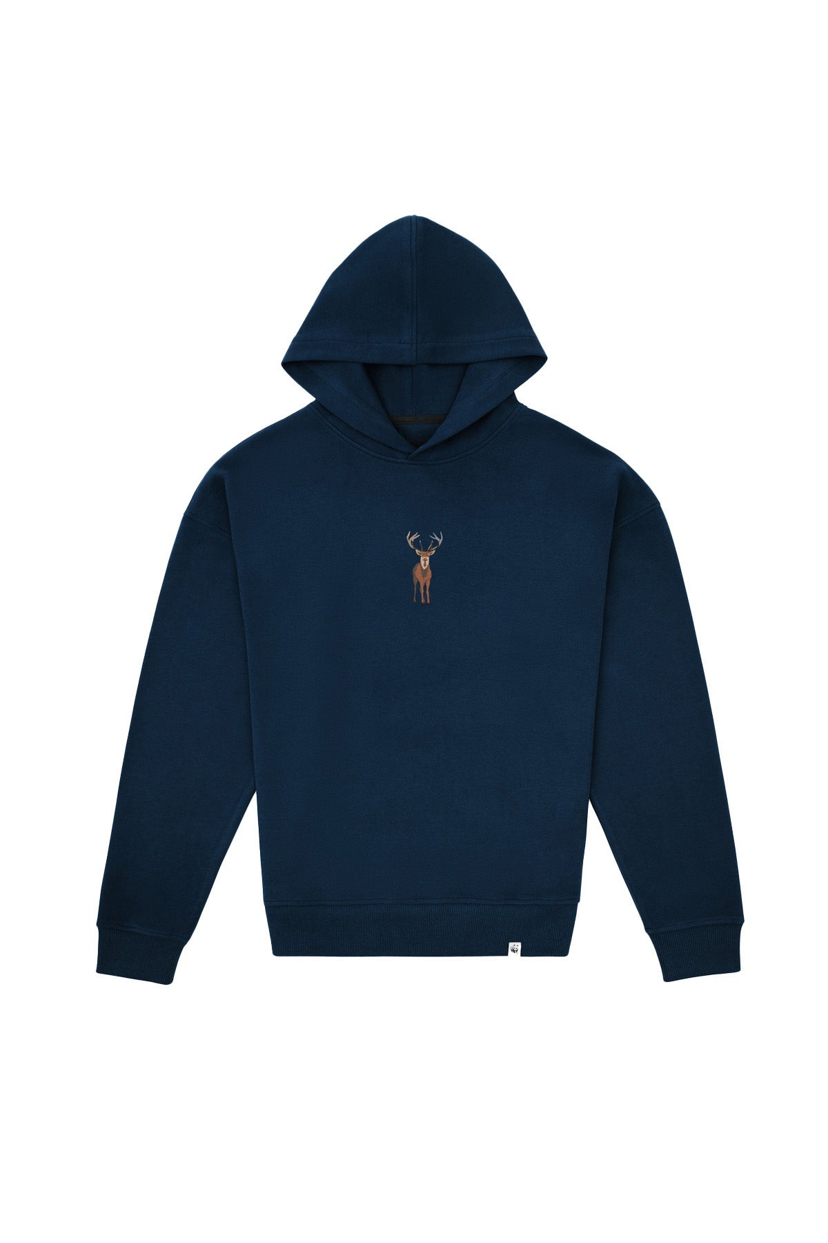 Deer Hoodie - Indigo Blue