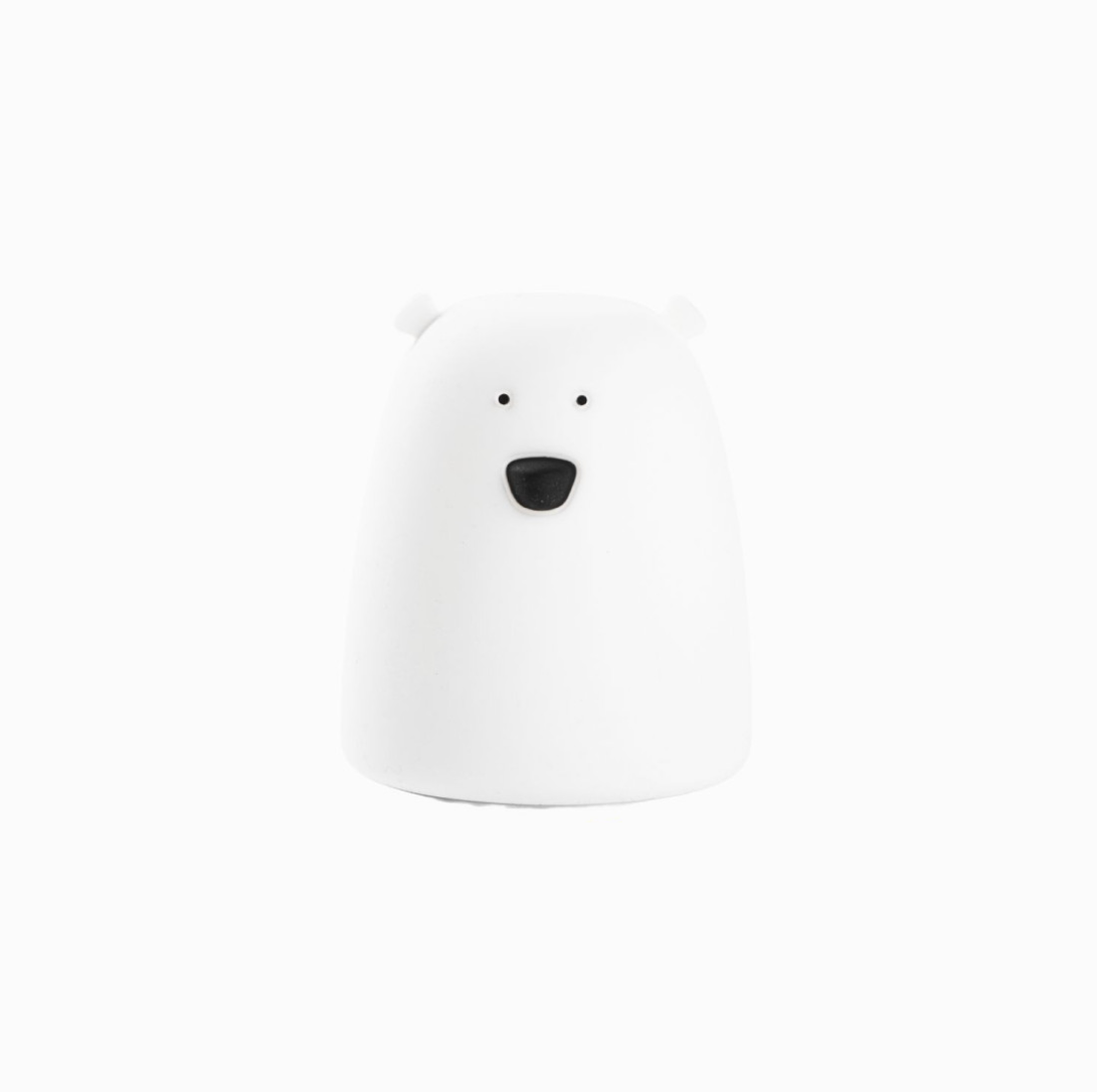 Little Bear Silicone Night Lamp - White