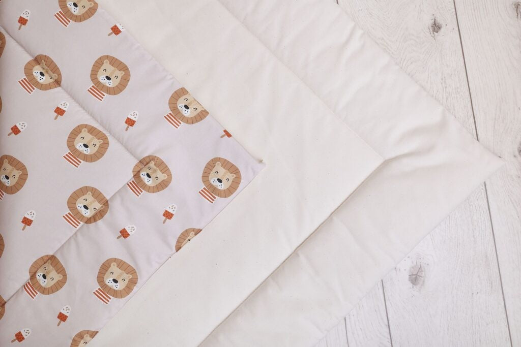 Tipi enfant motif lions avec tapis – vue 4