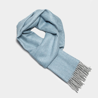 Natural Baby Alpaca Wool Scarf – Exclusive Fishbone