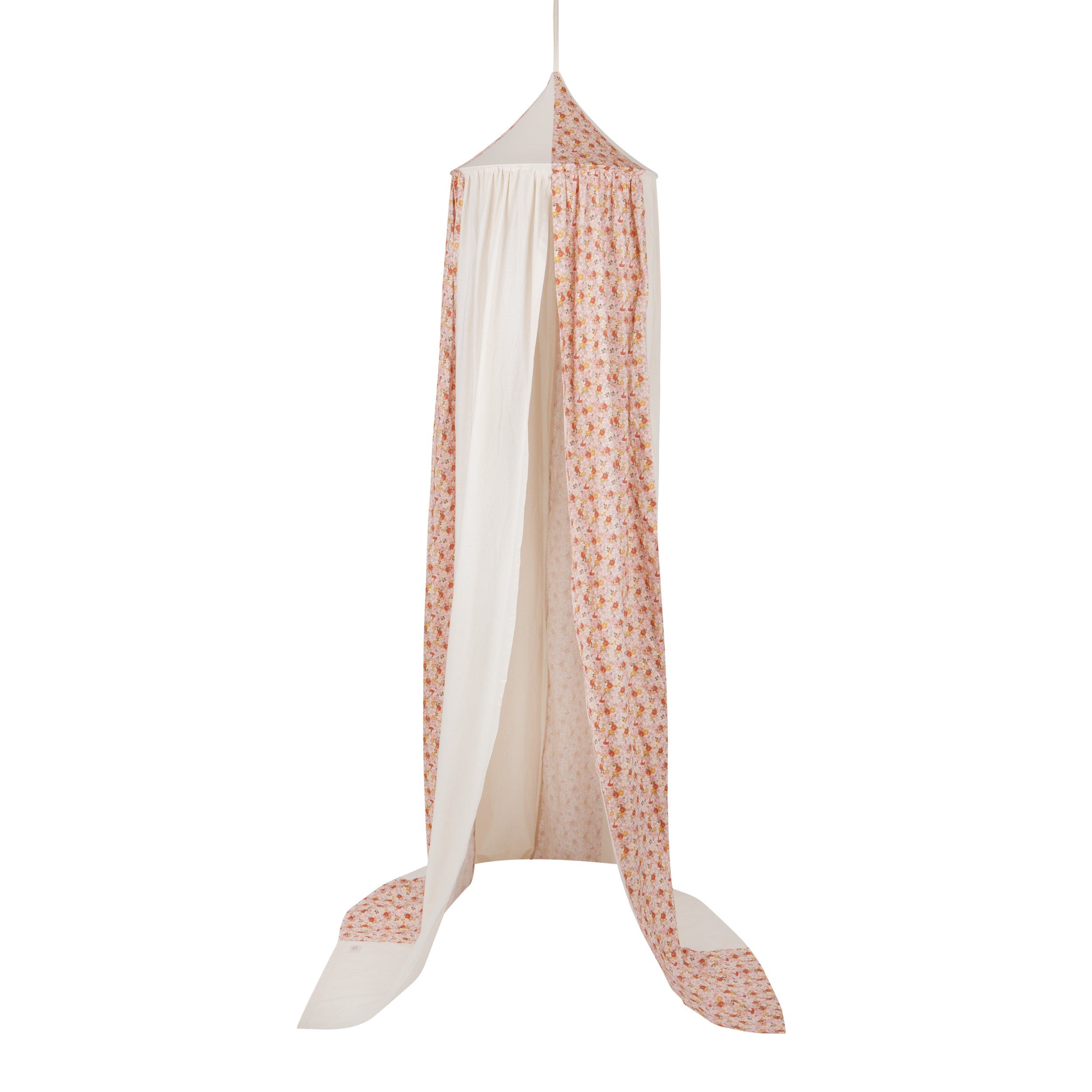 Ciel de lit en coton – Jardin printanier