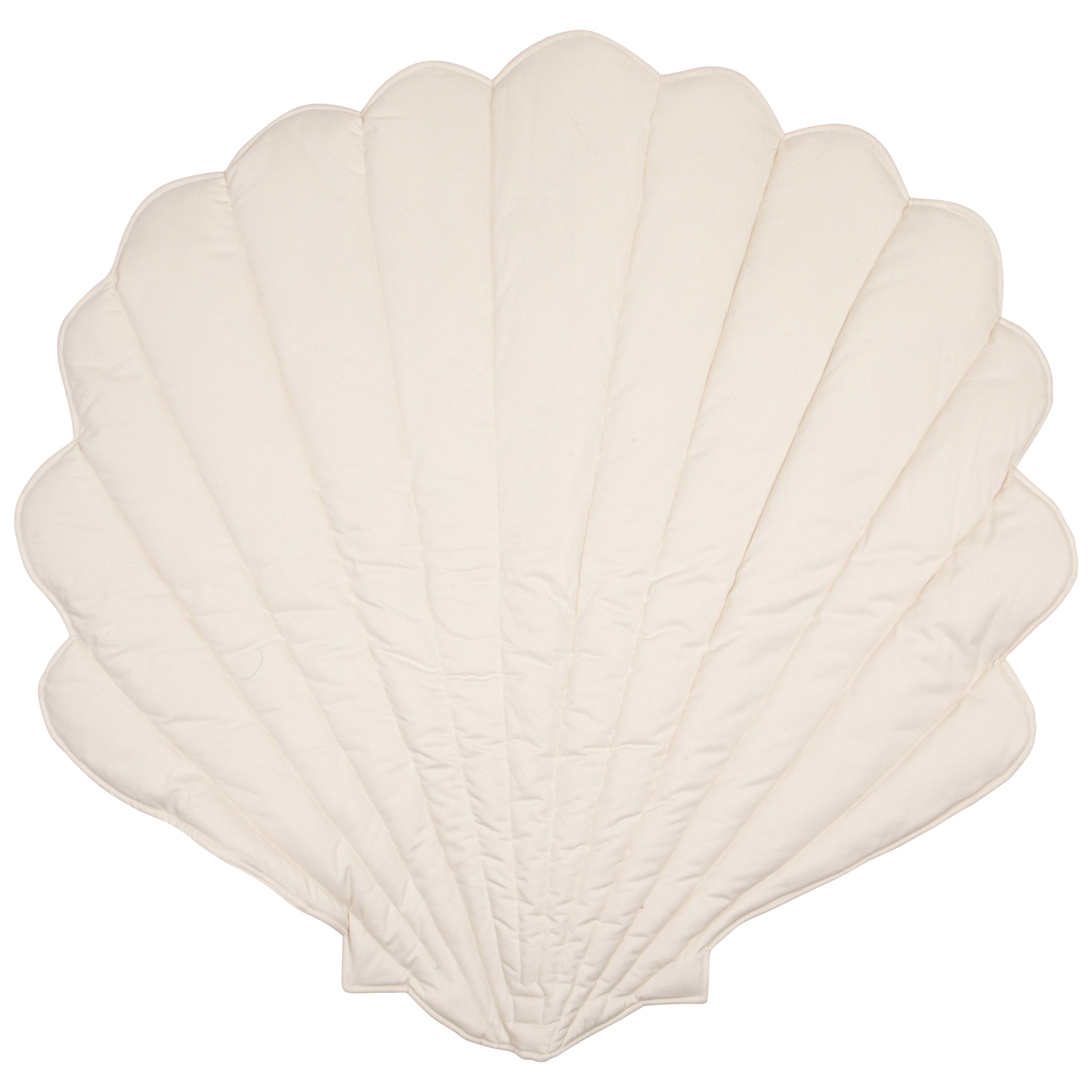 Organic Cotton and Linen Shell Playmat - Sand