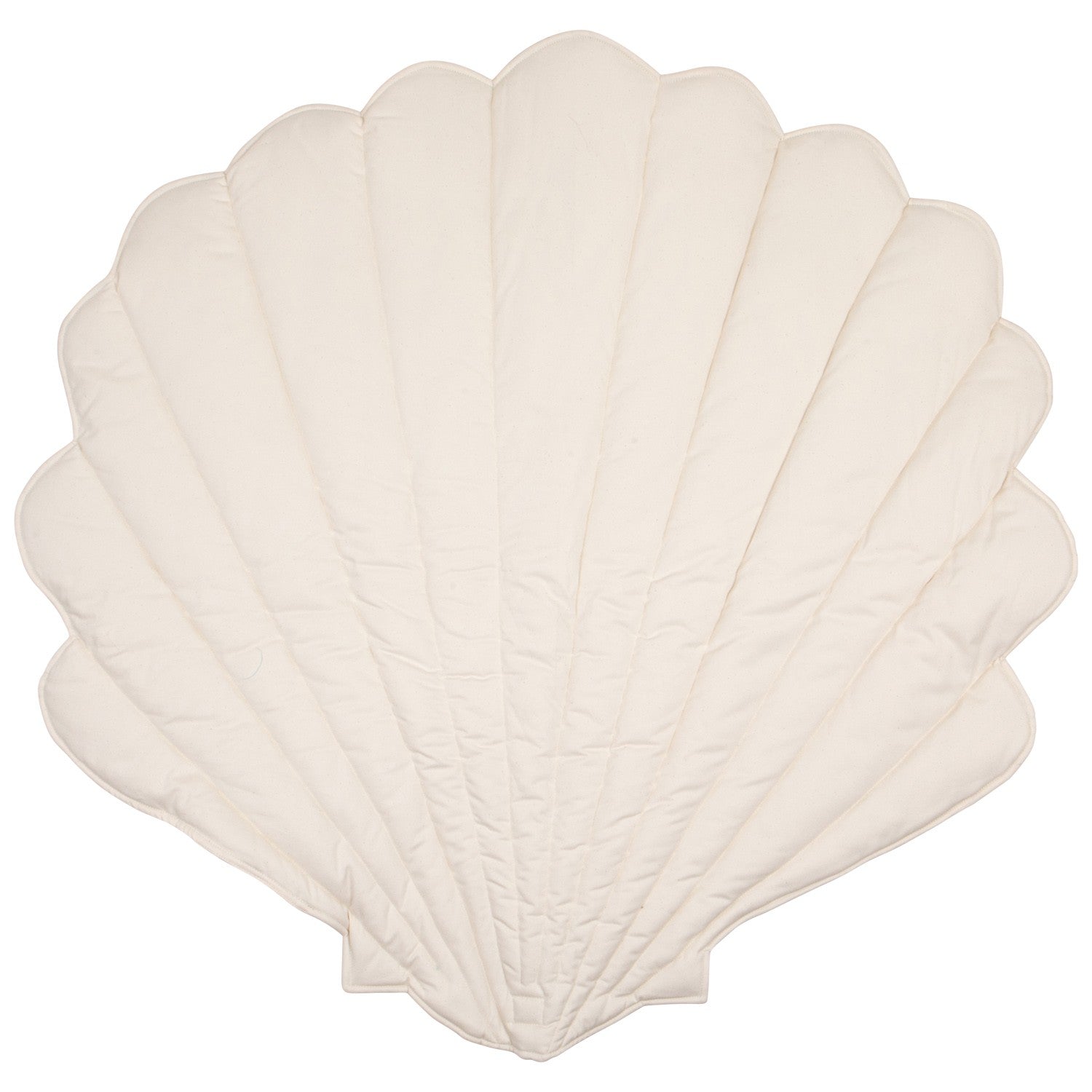 Organic Cotton and Linen Shell Playmat - Caramel