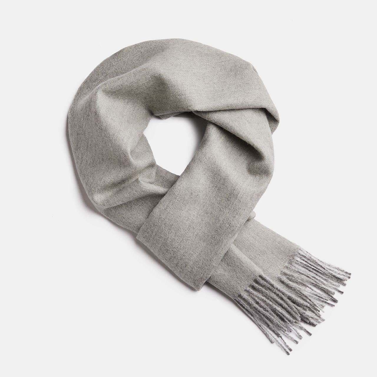 Natural Baby Alpaca Wool Scarf – Exclusive Fishbone