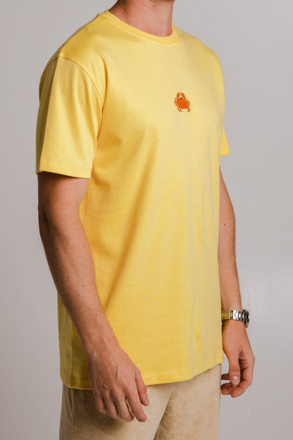 Crab Heavy T-shirt - Yellow