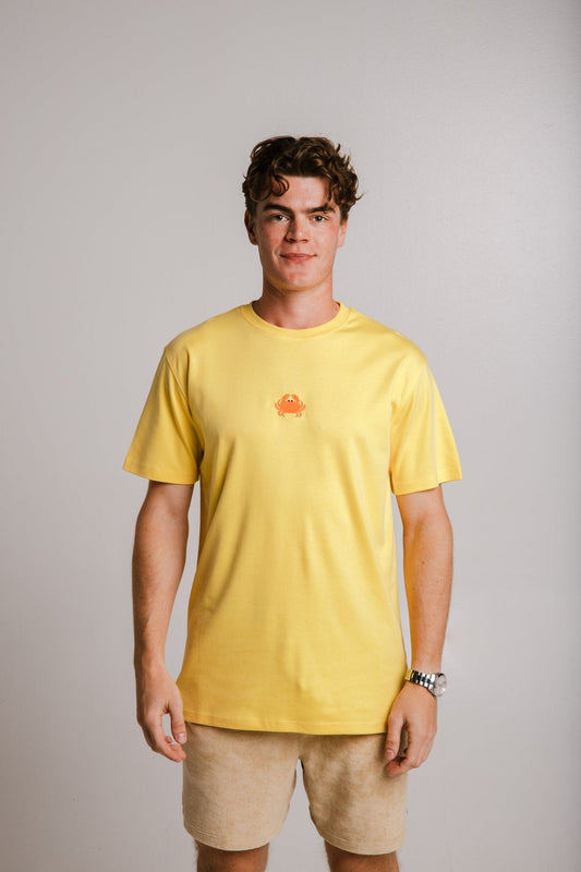 Crab Heavy T-shirt - Yellow