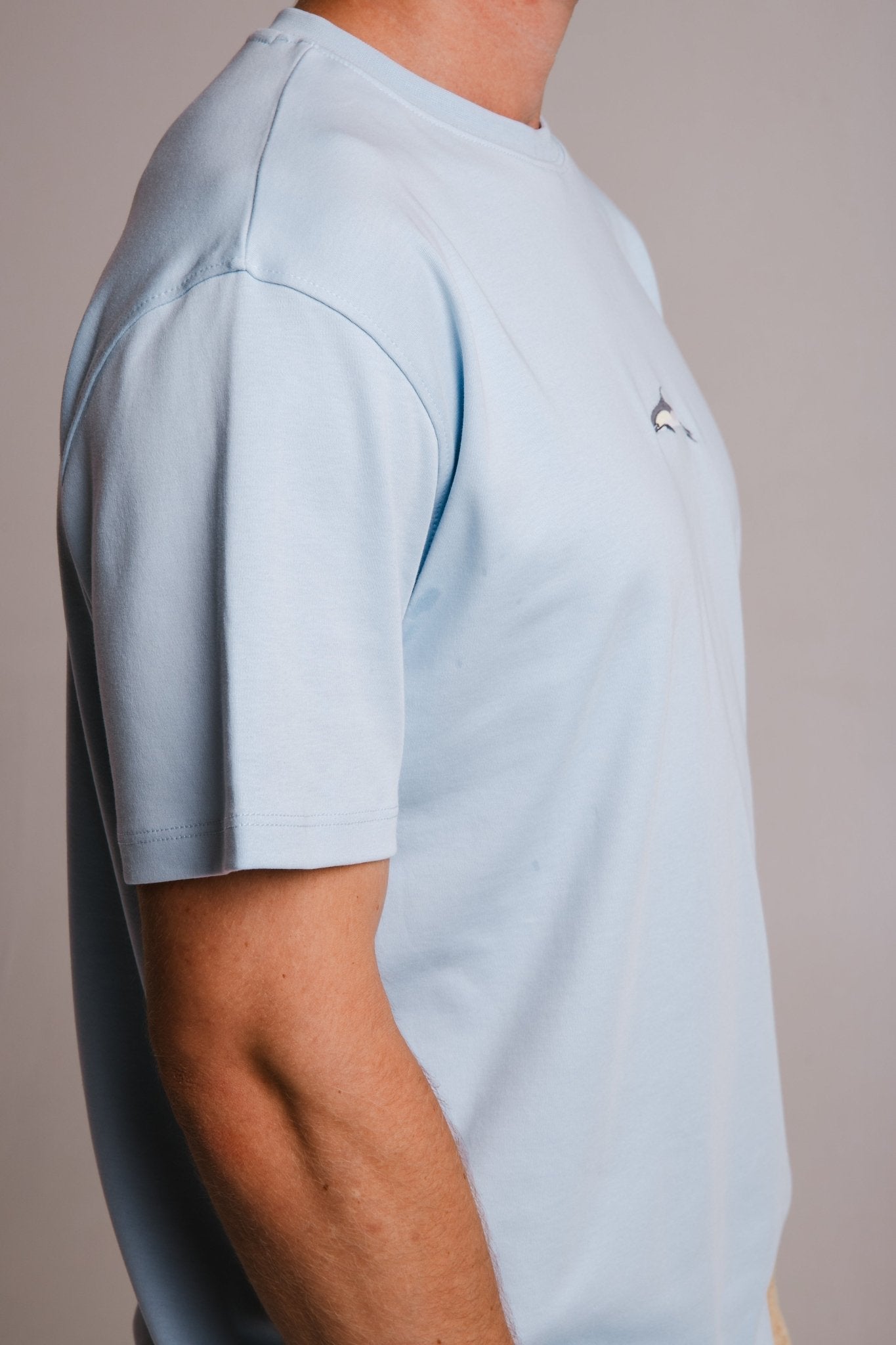 Dolphin Heavy T-shirt - Light Blue