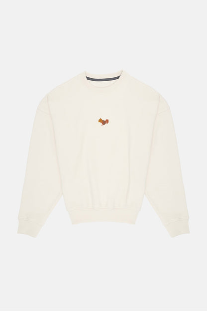 Squirrel Sweatshirt - Cream